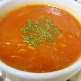 トマトジュースde簡単スープ